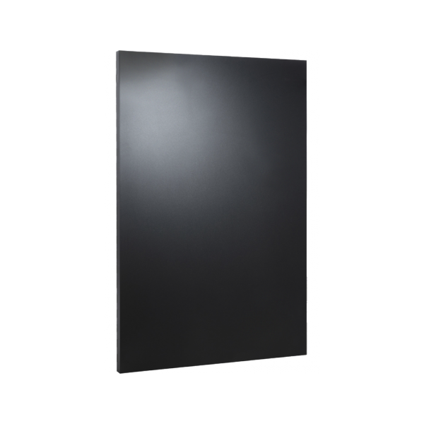 PLAQUE MURALE SOUS AT CSTB 80X120CM ACIER NOIR UNIE