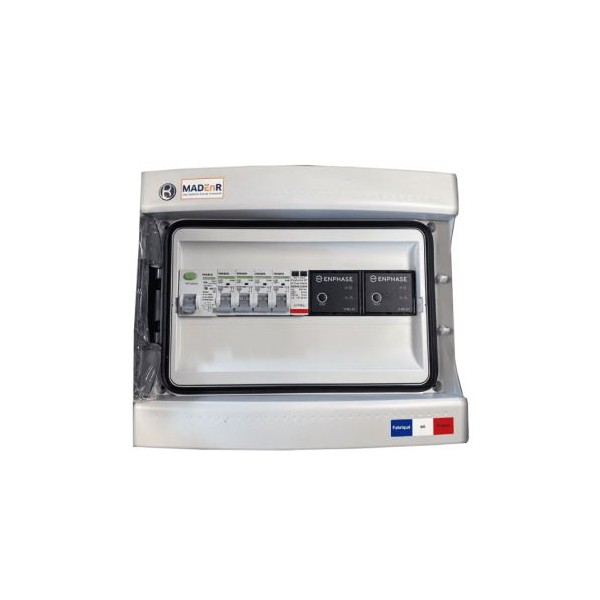 Coffret AC ENPHASE - Monophasé - Disj diff 2x20A/30mA. X2 QRELAY  AR0093