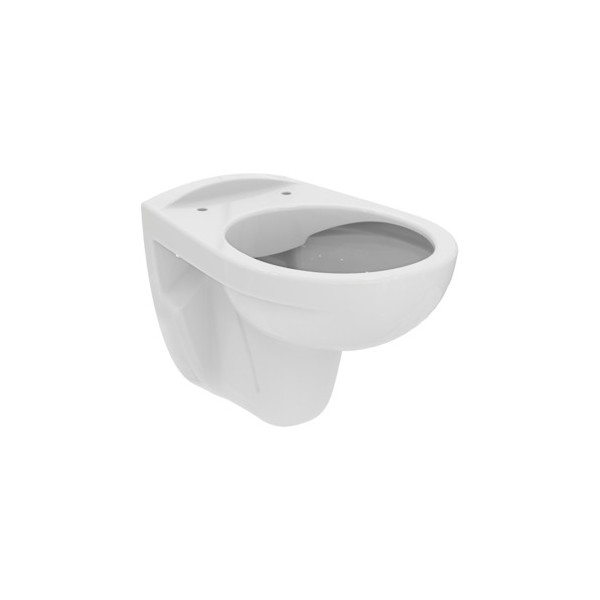 CUVETTE WC SUSPENDUE BLANCHE ULYSSE 52x35.4cm SANS BRIDE PORCHER P006701