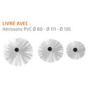 FLEXONET 15/7 NM KIT AVEC ECOUVILLONS 80/111/125 long. 15m
