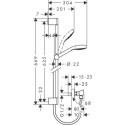 COMBINE DOUCHE CROMA SELECT S VARIO ECOSTAT COMFORT HANSGROHE