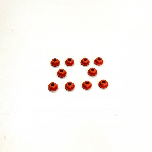 SUPPORT SONDE CAOUTCHOUC ROUGE Lot de 10  920342