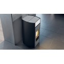 POELE PELLET MYRNA PLUS GRIS CLAIR 12KW 810720