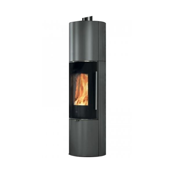 POELE BOIS TALLY 8 UP S ACIER GRIS