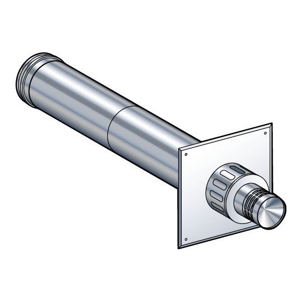 TERMINAL HORIZONTAL REGLABLE 0.42 à 0.72M PGI 80/130 INOX