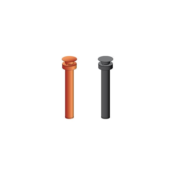 TERMINAL VERTICAL HAUT 1.10M PGI 80/130  PRECISER LA COULEUR NOIR OU BRIQUE