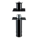KIT CARRE DEPART PLAFOND ADAPT PGI 80/130 TUBAGE NOIR