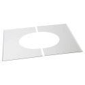 PLAQUE DE PROPRETE POUR PLAQUE DISTANCE 0/40% PGI 80/130 BLANC