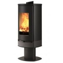 POELE BOIS CODE J EVO ACIER NOIR