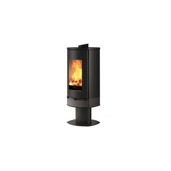 POELE BOIS CODE J EVO ACIER NOIR