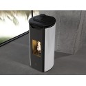 POELE PELLET EK63 TWEED90  VERRE BLANC (sortie dessus) 813280