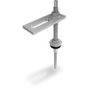 K2 SYSTEMS - Vis à double filetage pour fibrociment M10x250 CLE DE 7mm